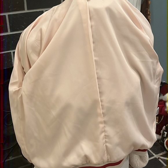 Lavender Brown fur Bomber Jacket/Like New - Picture 7 of 16